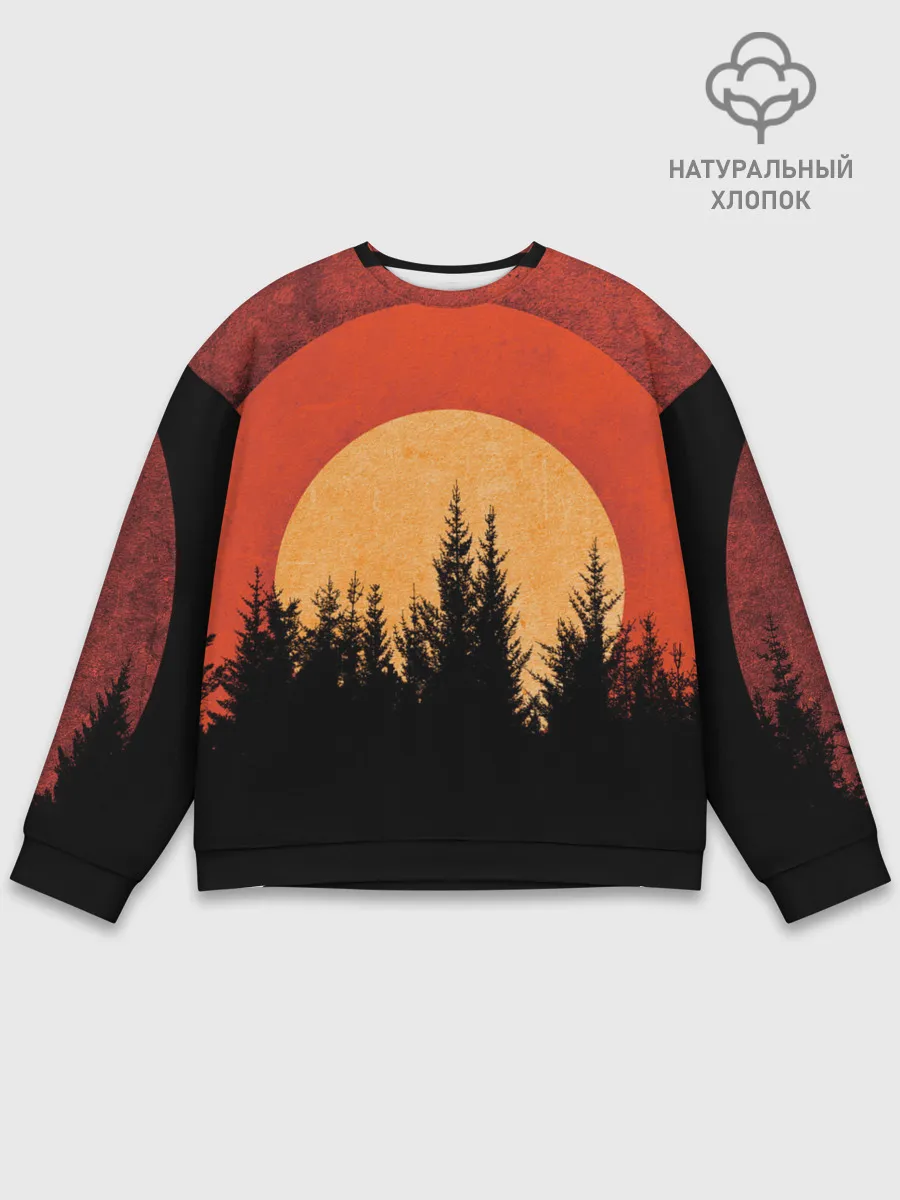Мужской свитшот базовый / ЛЕСНИК 3D