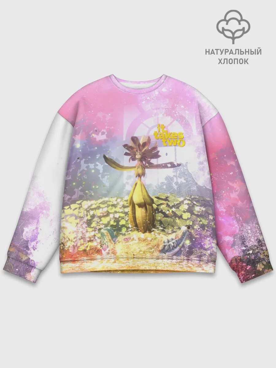 Мужской свитшот базовый / It takes two | Радость