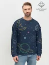 Мужской свитшот базовый / Космическая одиссея