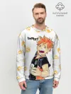 Мужской свитшот базовый / Мощный удар Шоё Хината Haikyuu!!