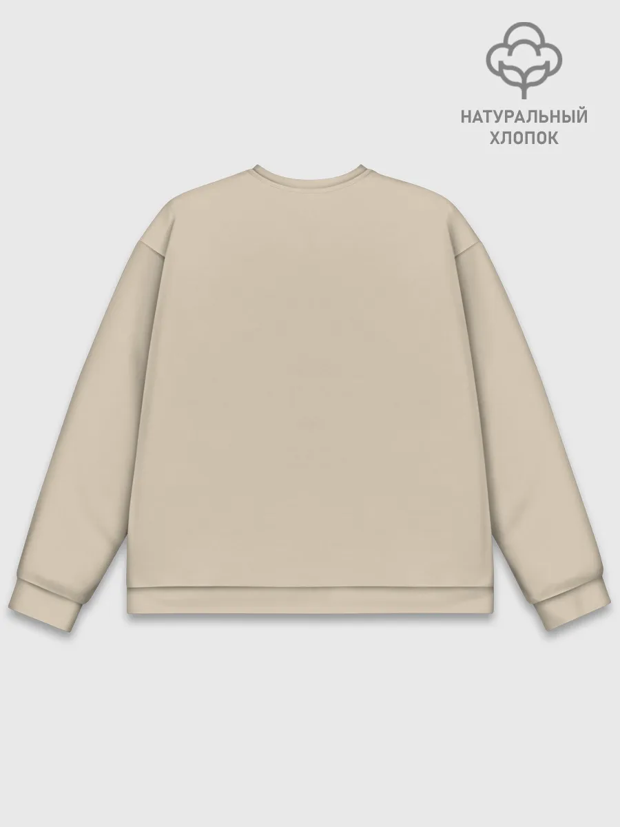 Мужской свитшот базовый / Лара с сокровищем