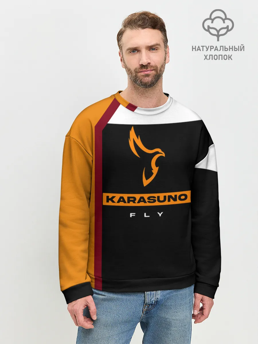 Мужской свитшот базовый / Старшая школа Карасуно Haikyu!!