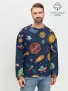 Мужской свитшот базовый / Космический мир