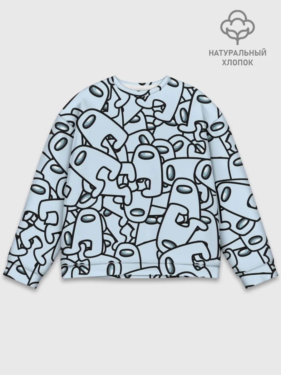 Мужской свитшот базовый / among us mem