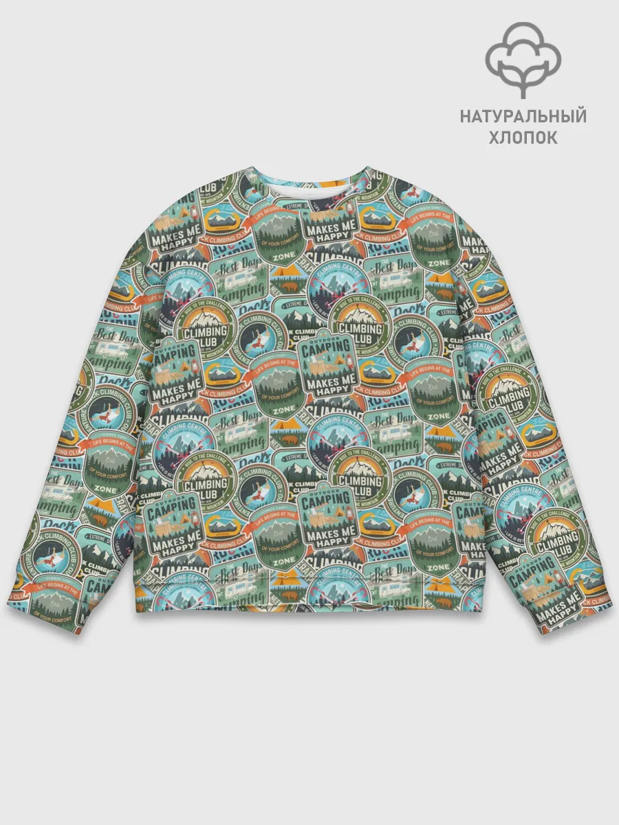 Мужской свитшот базовый / Альпинизм