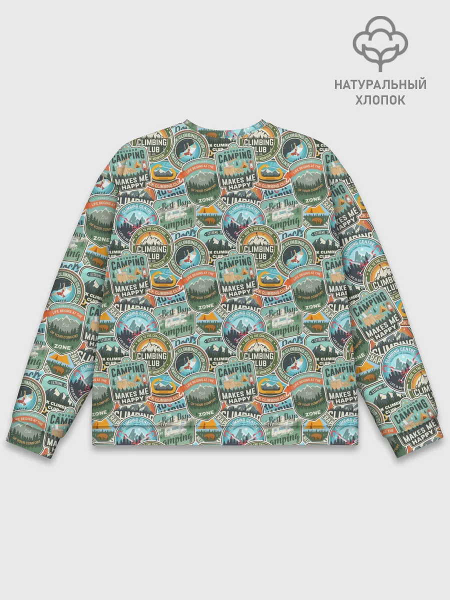 Мужской свитшот базовый / Альпинизм