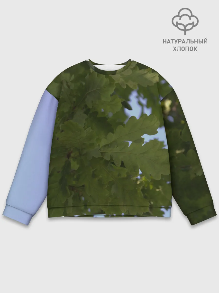 Мужской свитшот базовый / Летние дубы