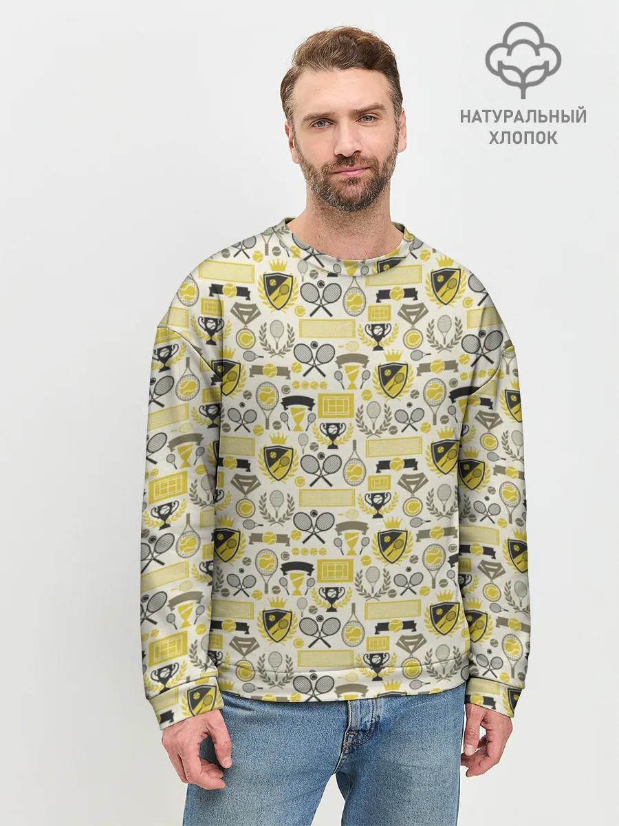 Мужской свитшот базовый / Кубок Дэвиса