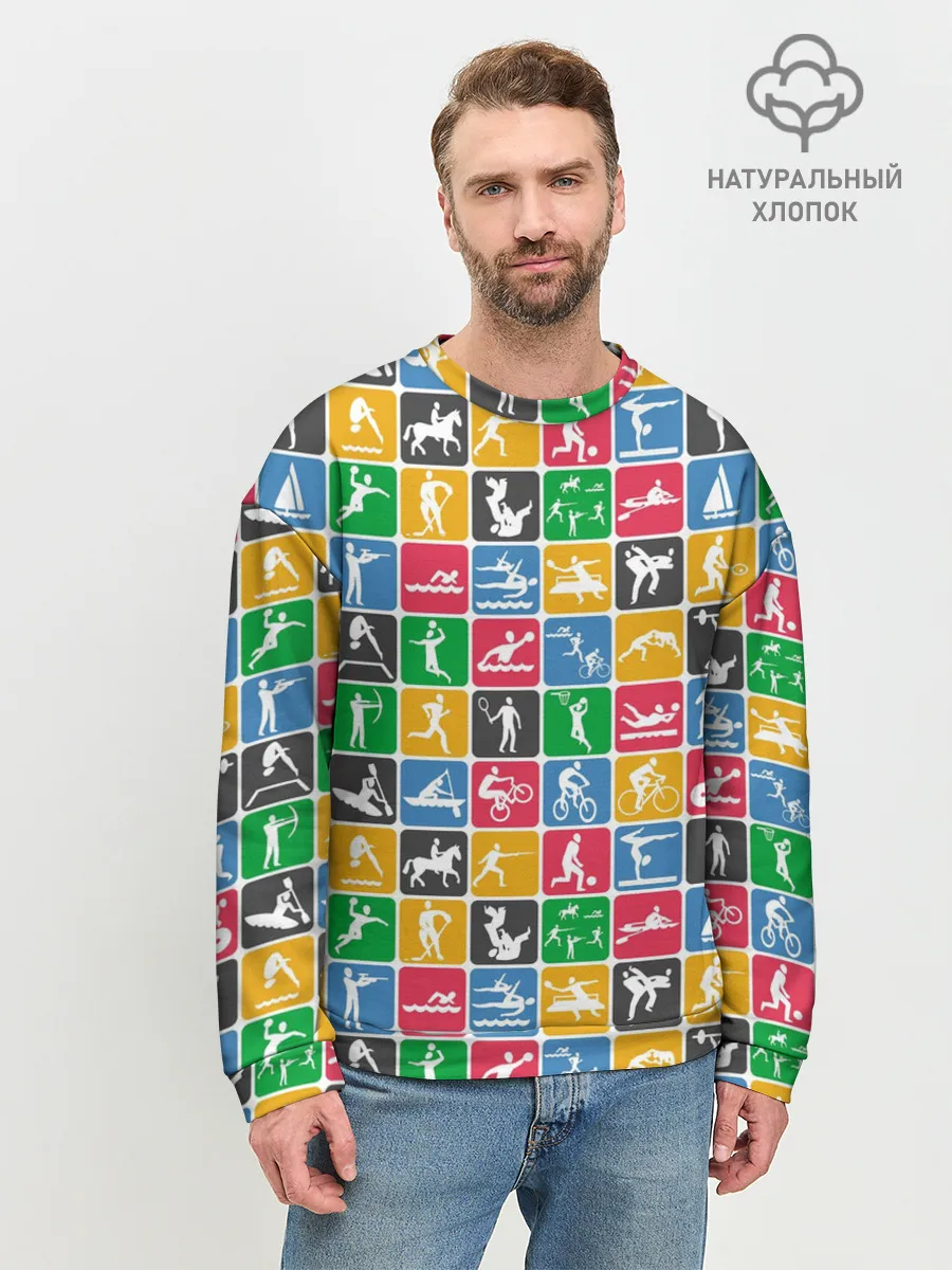 Мужской свитшот базовый / СПОРТ