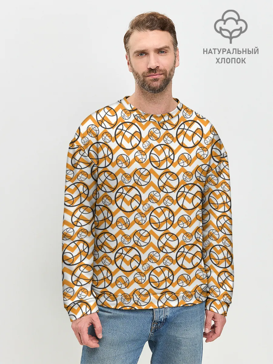 Мужской свитшот базовый / Баскетбол