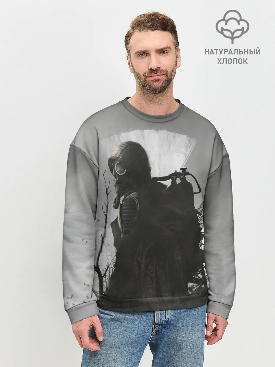 Мужской свитшот базовый / STALKER 2 Gray