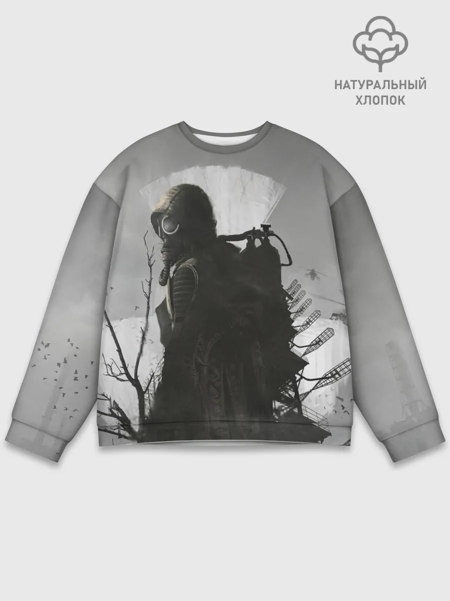 Мужской свитшот базовый / STALKER 2 Gray