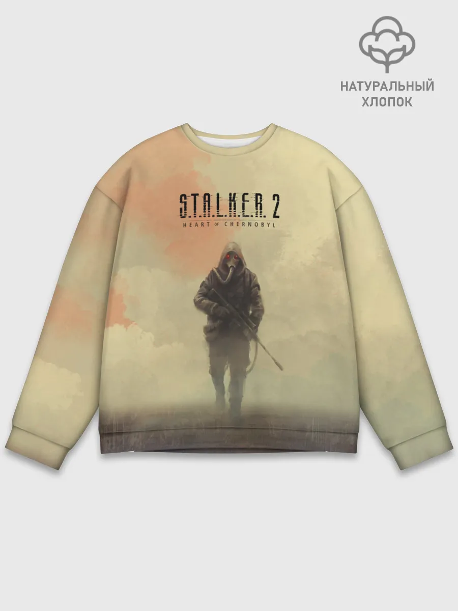 Мужской свитшот базовый / Сталкер одиночка