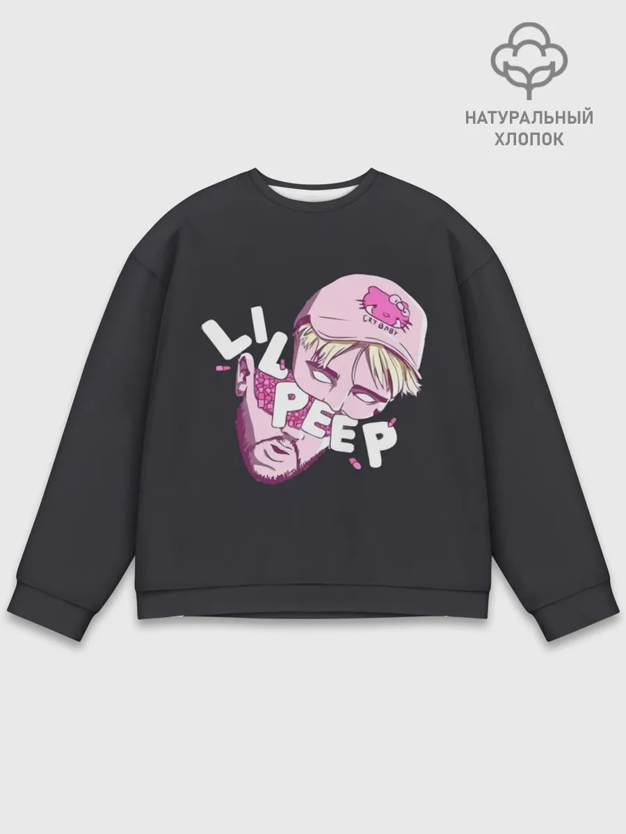 Мужской свитшот базовый / Лил Пип