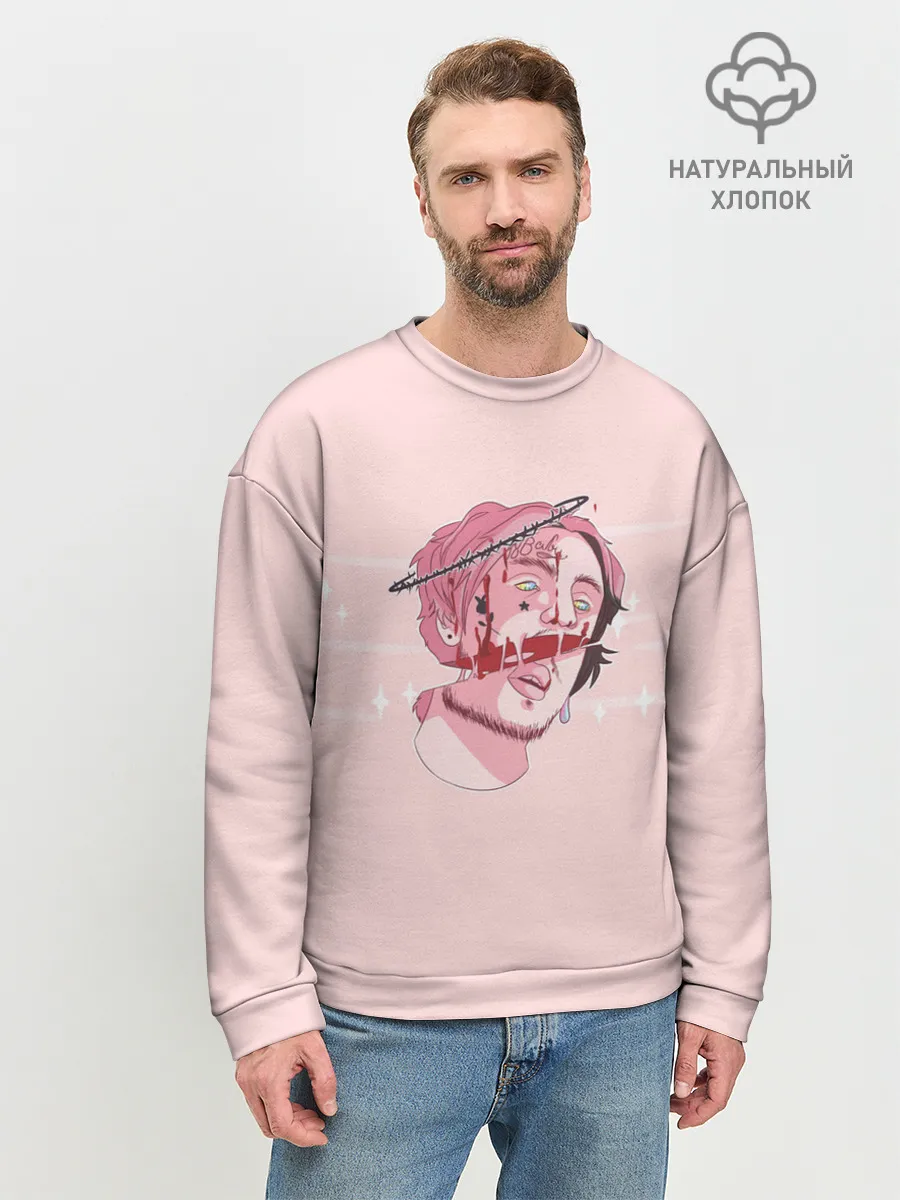 Мужской свитшот базовый / Super Lil Peep