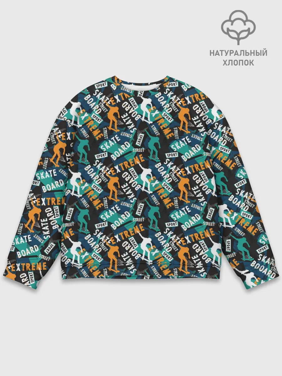 Мужской свитшот базовый / SKATEBOARD