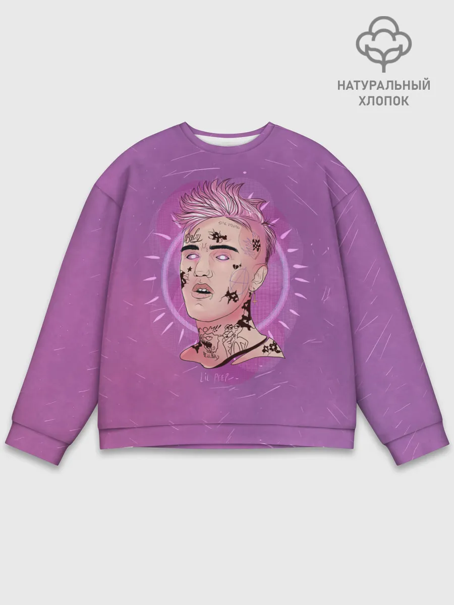 Мужской свитшот базовый / Purpule Peep