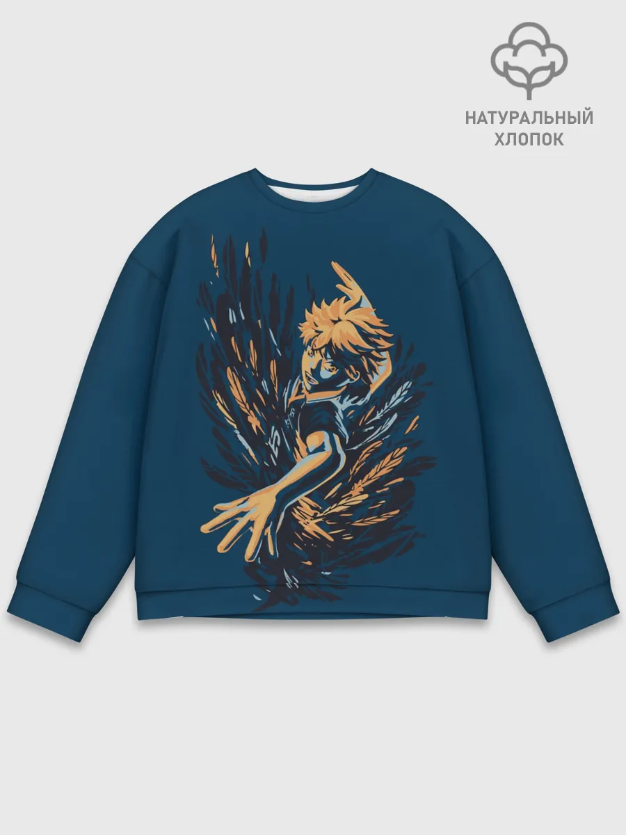 Мужской свитшот базовый / ХИНАТА | ВОЛЕЙБОЛ