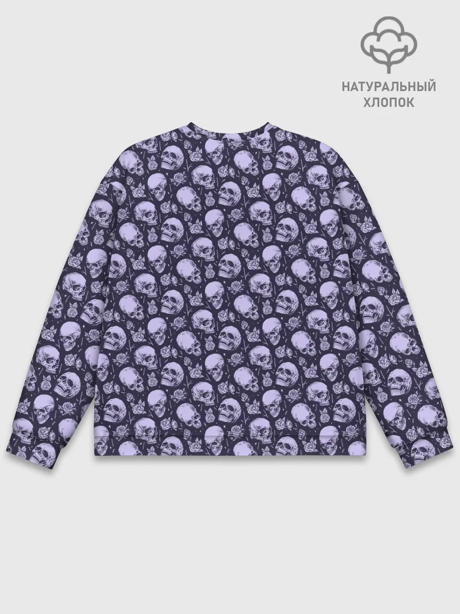 Мужской свитшот базовый / Черепа