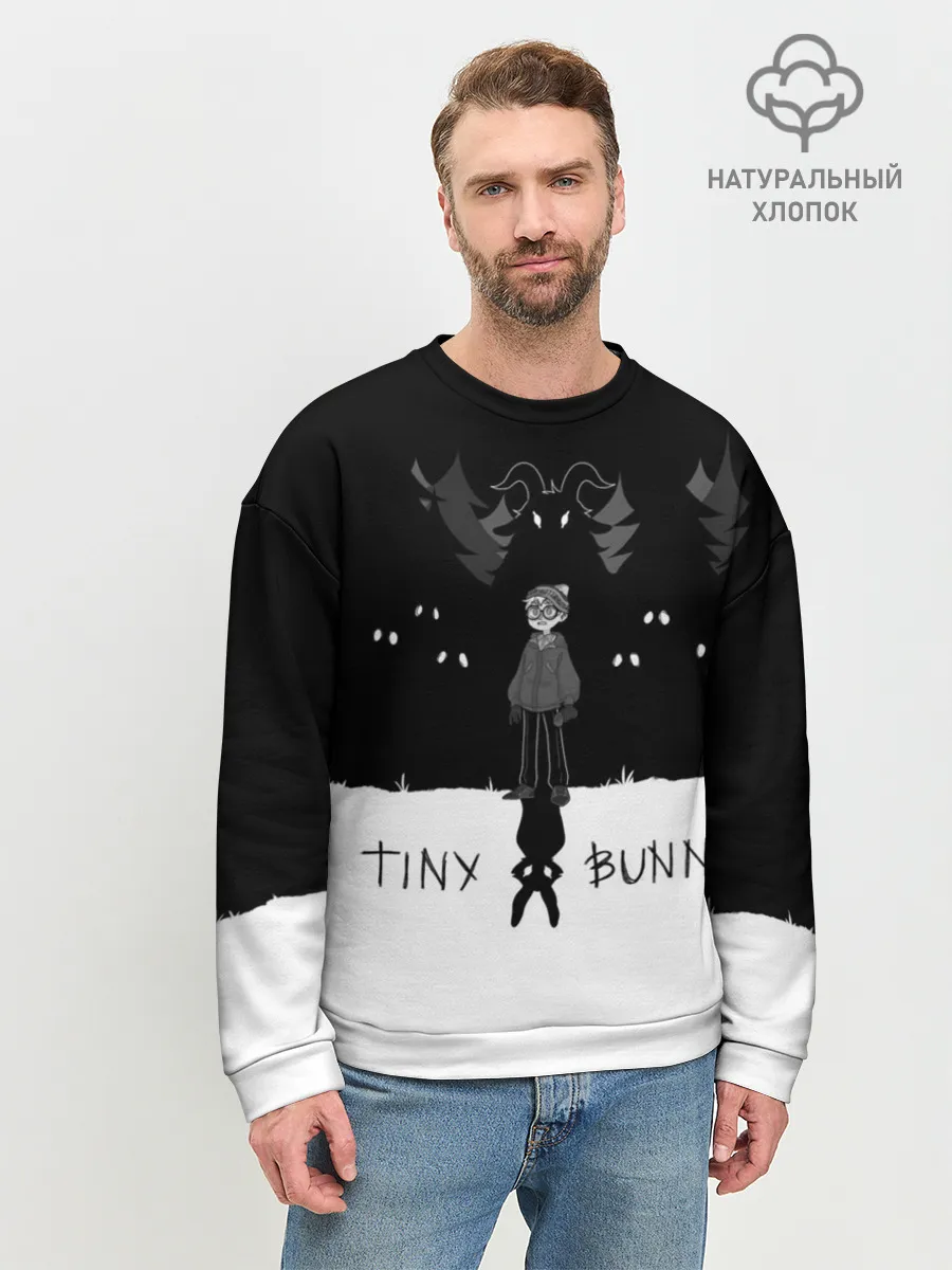 Мужской свитшот базовый / Tiny Bunny ужасы