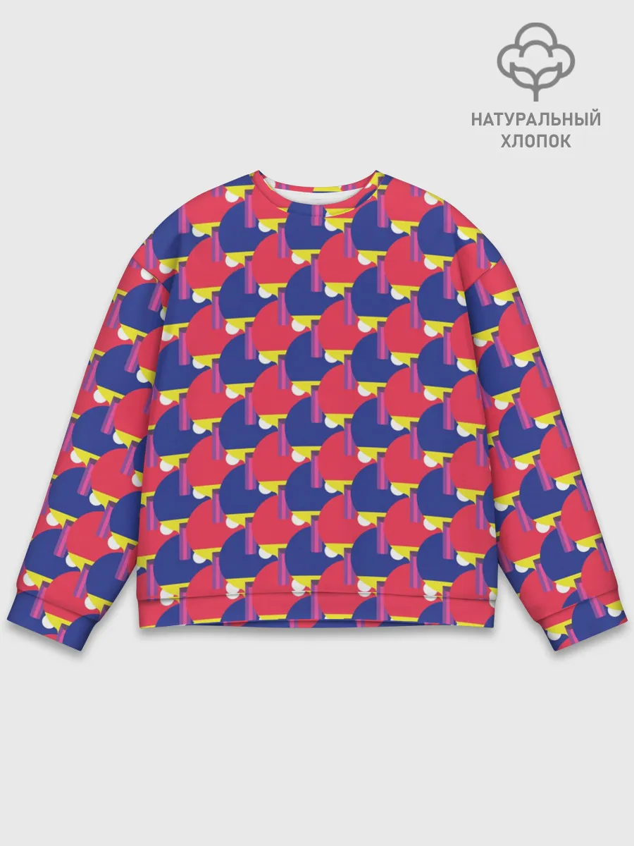 Мужской свитшот базовый / Теннисные Ракетки