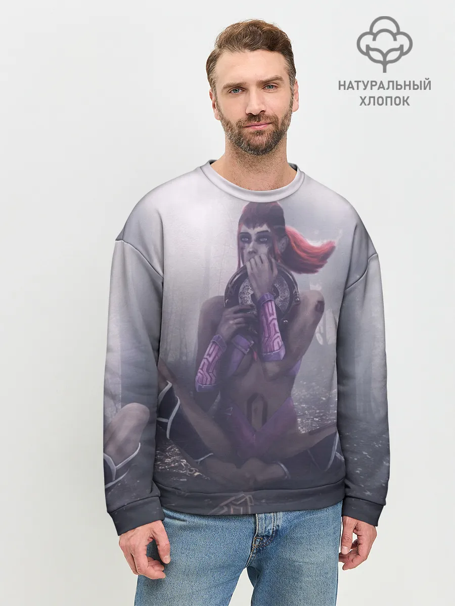 Мужской свитшот базовый / Wei. The first Aegis | Dota 2