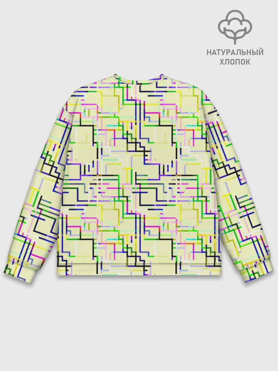 Мужской свитшот базовый / Geometric Color