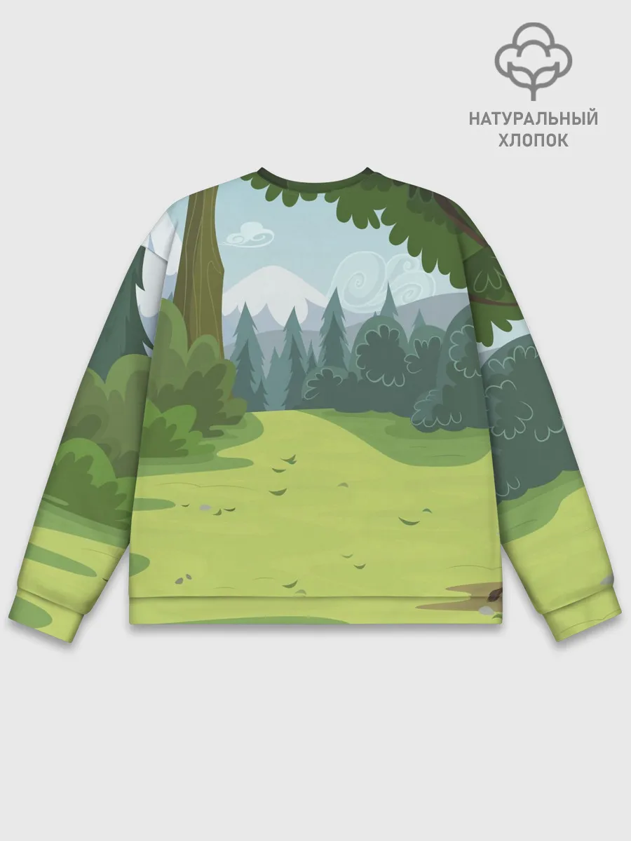 Мужской свитшот базовый / Крутые Бобры | Angry Beavers