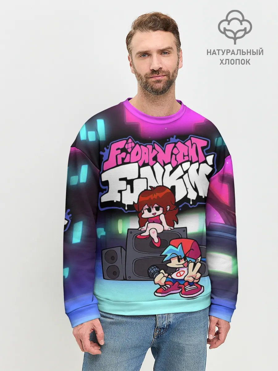 Мужской свитшот базовый / Friday Night Funkin