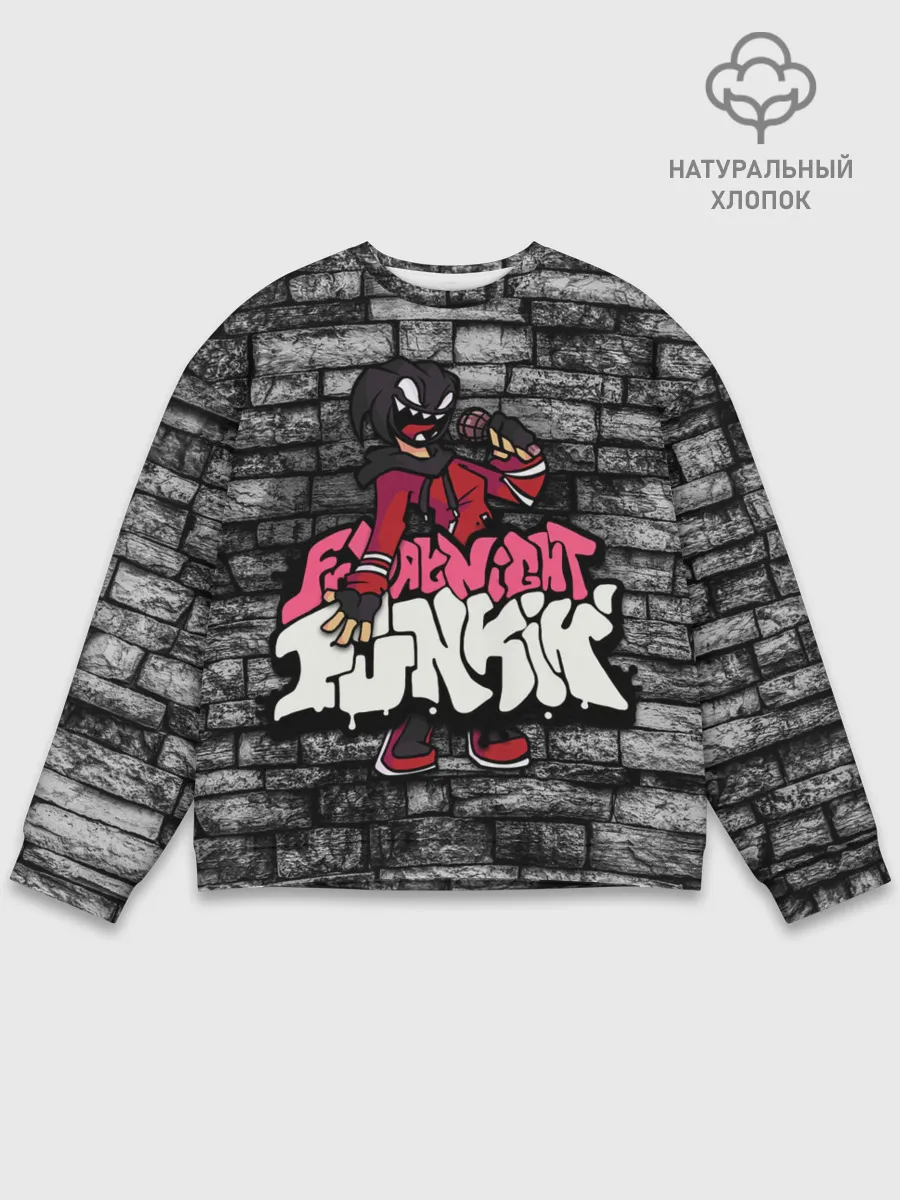 Мужской свитшот базовый / Friday Night Funkin A.G.O.T.I.