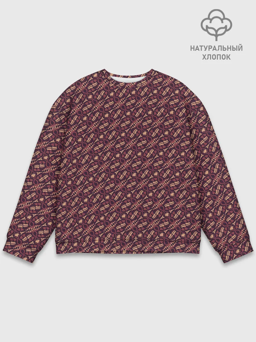 Мужской свитшот базовый / Живая текстура