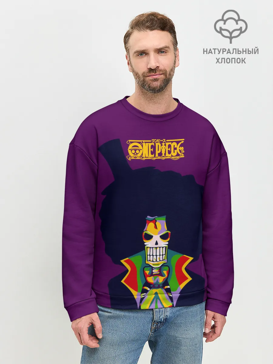 Мужской свитшот базовый / Соул Кинг Брук | One Piece