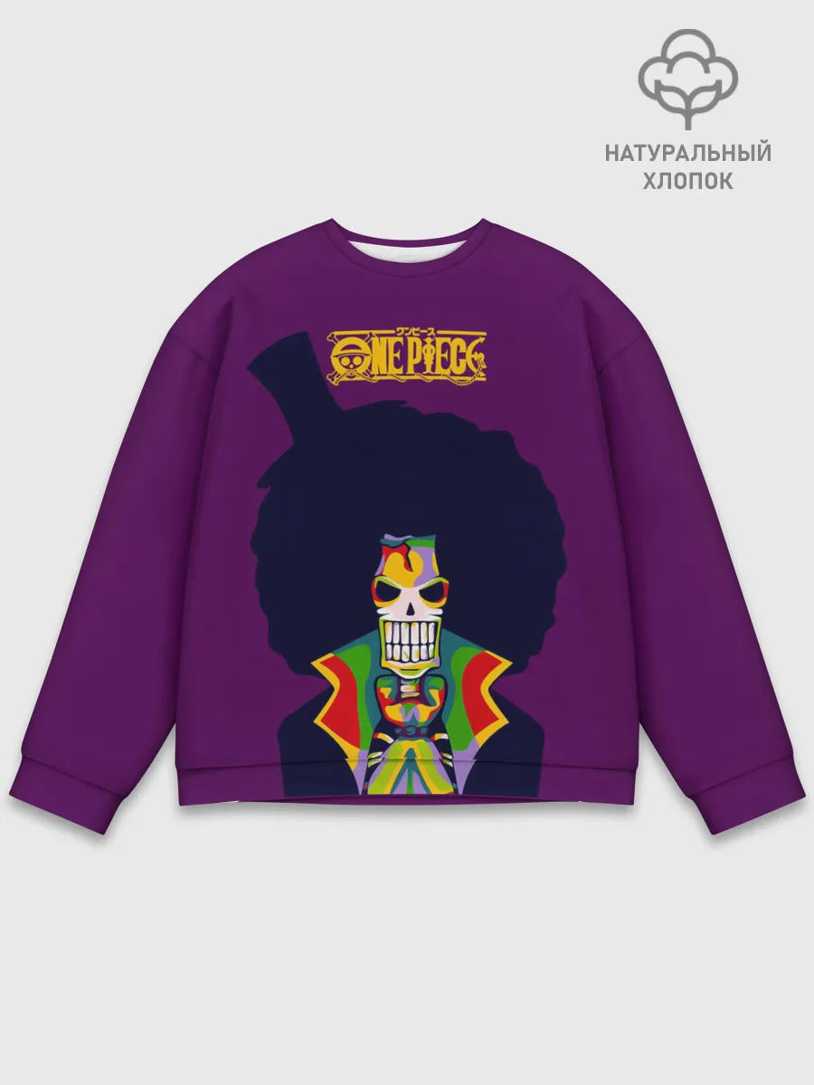Мужской свитшот базовый / Соул Кинг Брук | One Piece