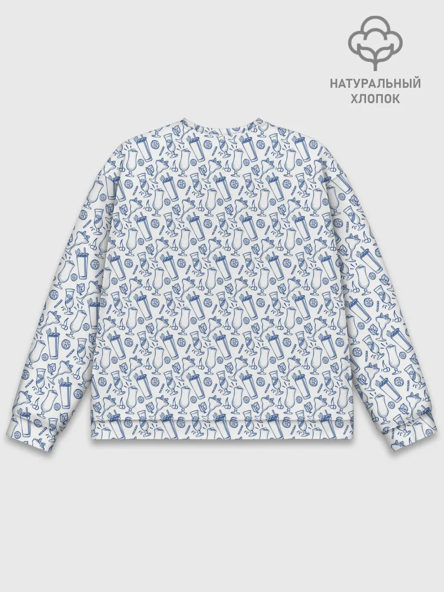 Мужской свитшот базовый / Коктейли