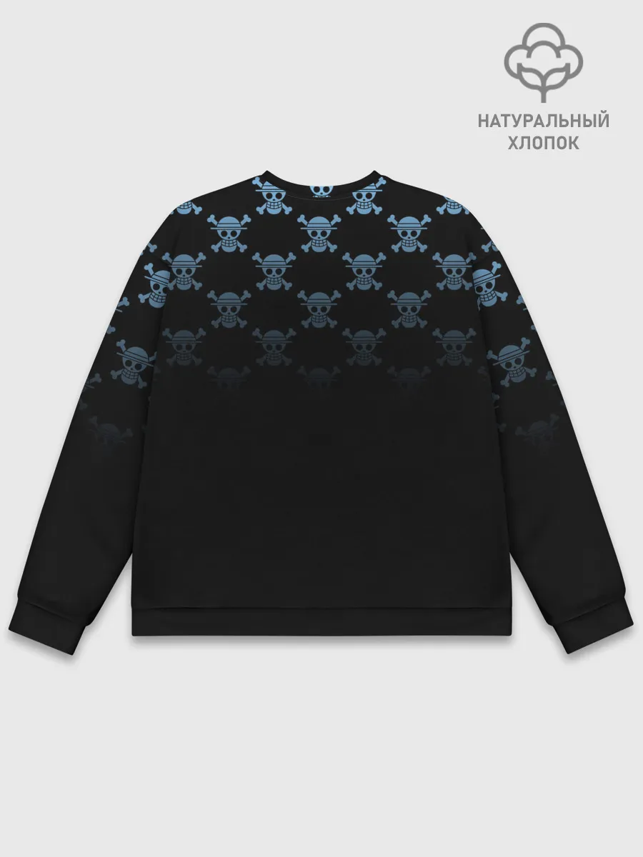 Мужской свитшот базовый / Луффи | Пираты Соломенной Шляпы