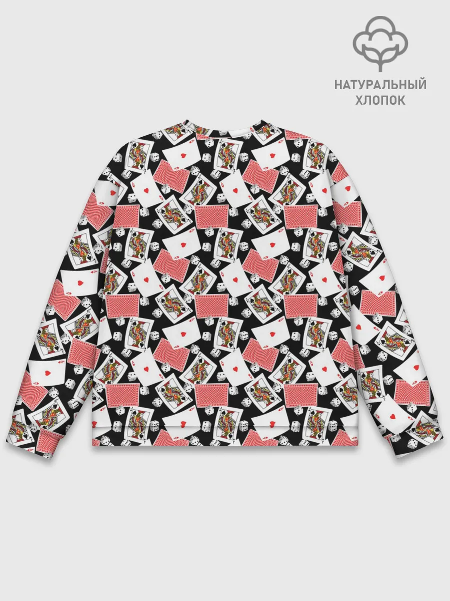 Мужской свитшот базовый / Карты