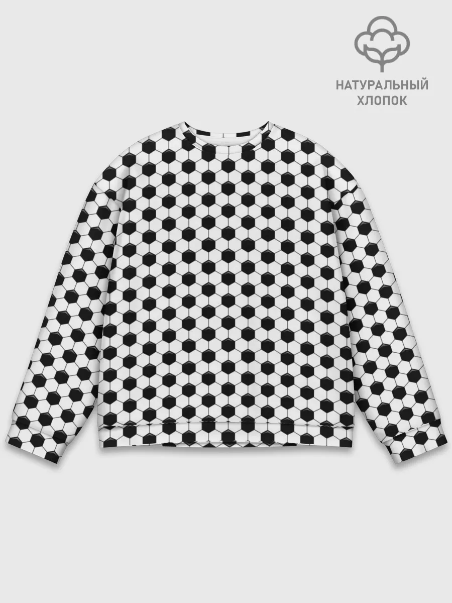 Мужской свитшот базовый / Текстура мяча