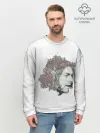 Мужской свитшот базовый / Цветы в волосах