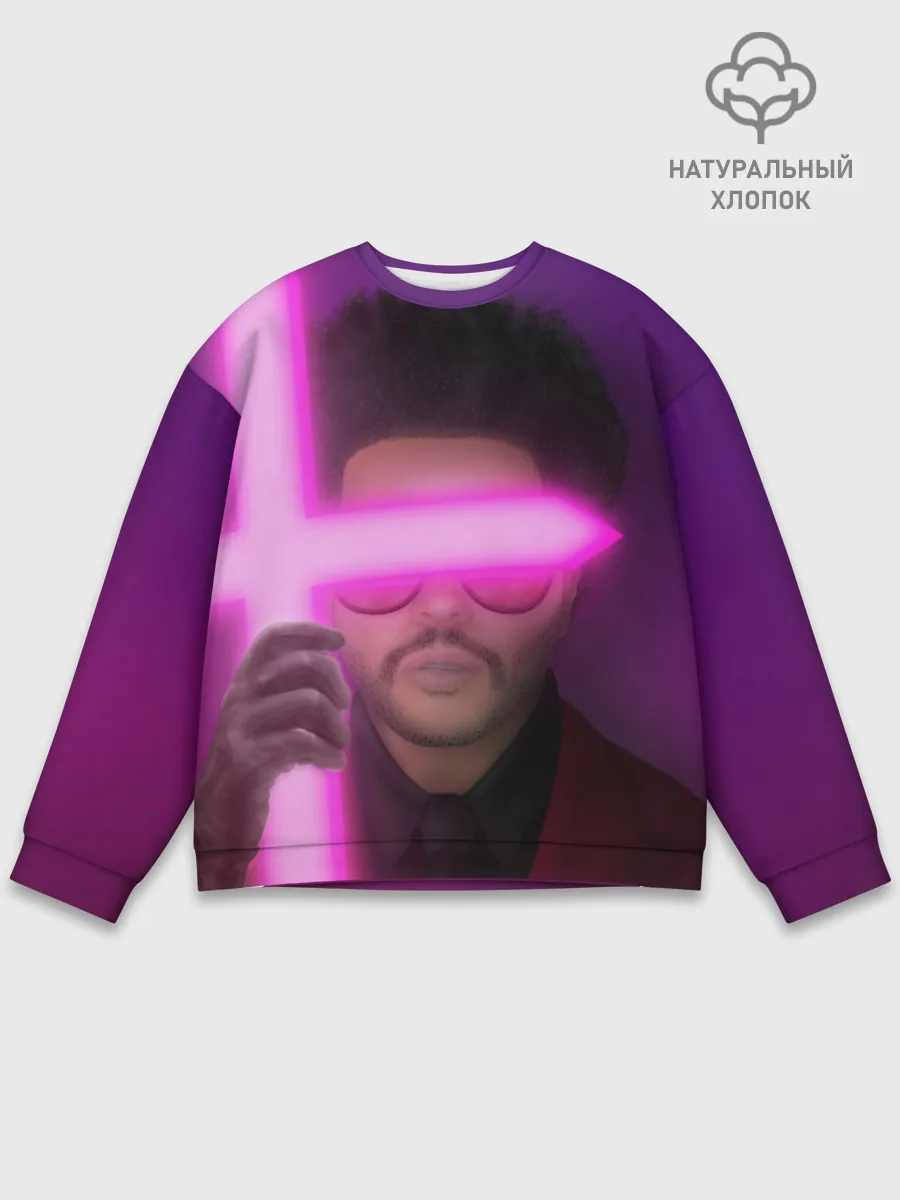 Мужской свитшот базовый / The Weeknd - Blinding Lights