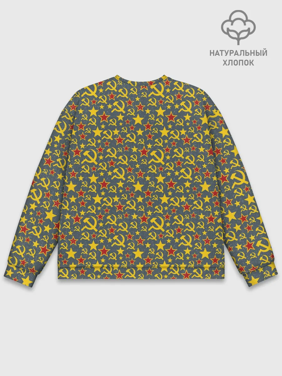 Мужской свитшот базовый / Серп и Молот