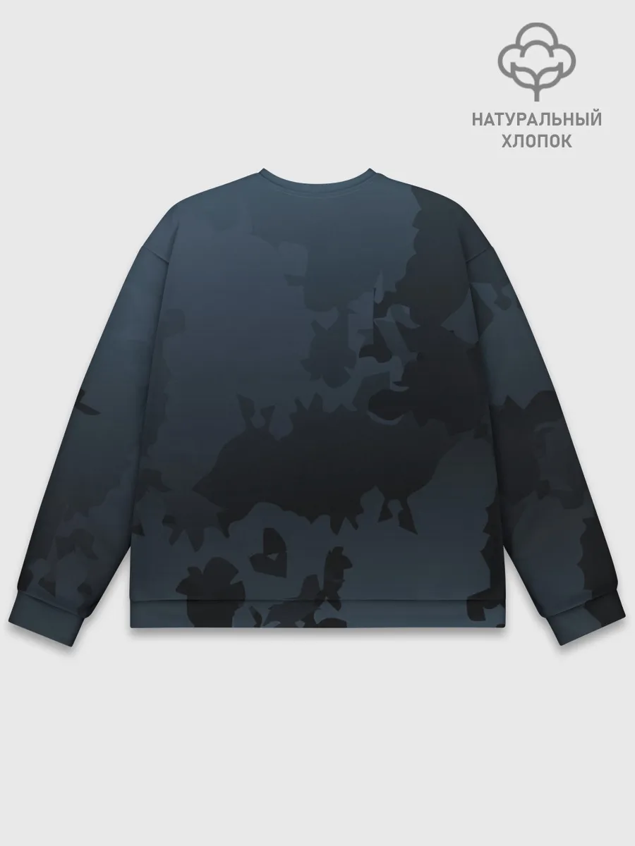 Мужской свитшот базовый / Черный клевер