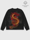 Мужской свитшот базовый / НЕОНОВЫЙ ДРАКОН, 3d