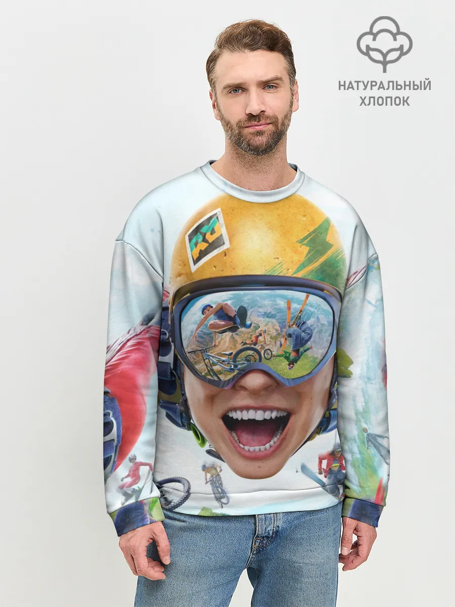 Мужской свитшот базовый / Riders Republic