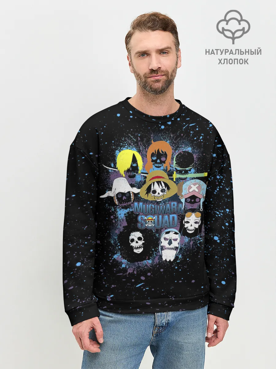 Мужской свитшот базовый / Отдряд Мугивара One Piece