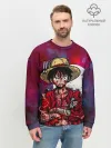 Мужской свитшот базовый / Луффи One Piece. Большой куш