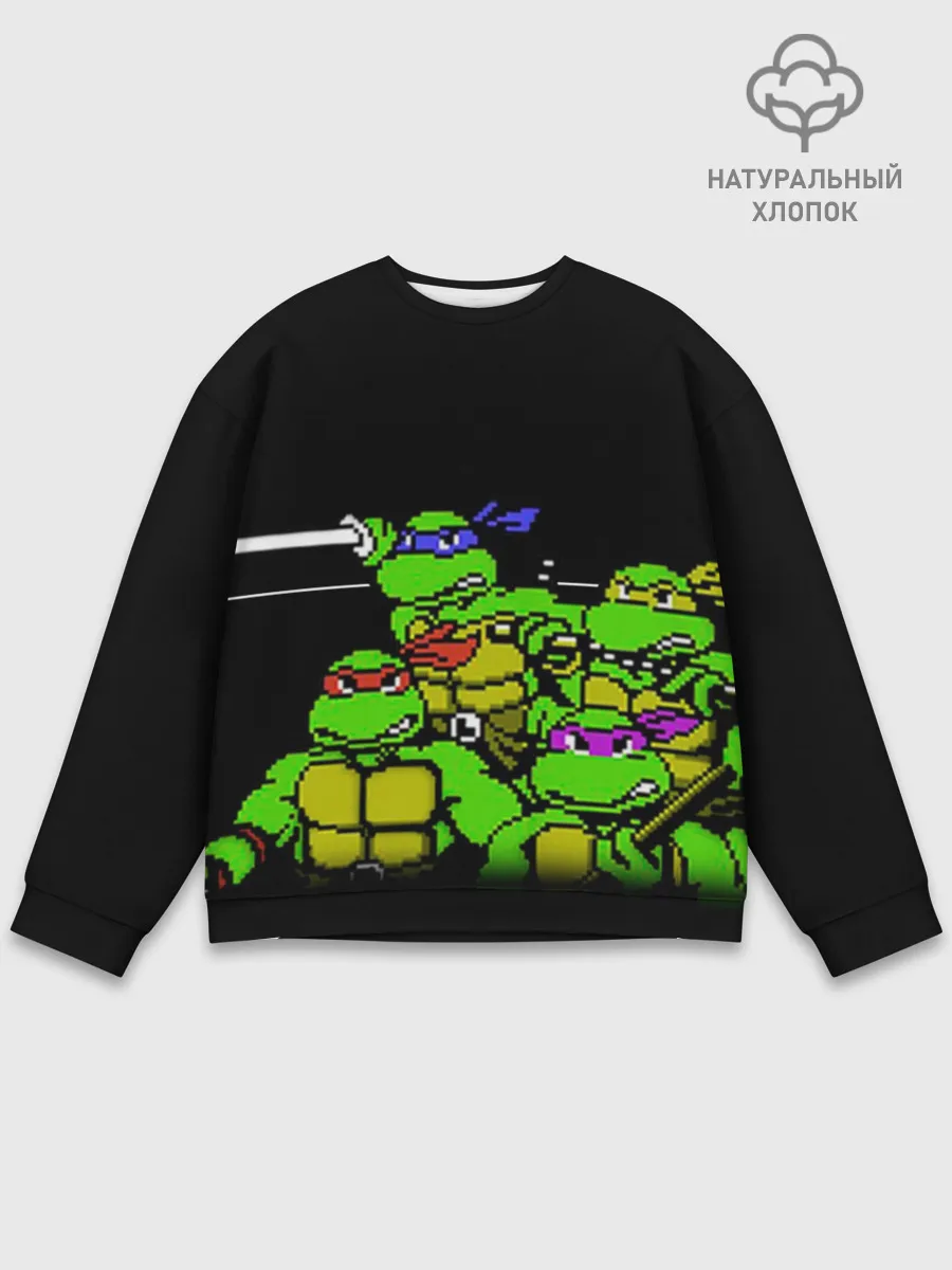 Мужской свитшот базовый / Черепашки Manhatten Project