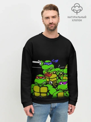 Мужской свитшот базовый / Черепашки Manhatten Project