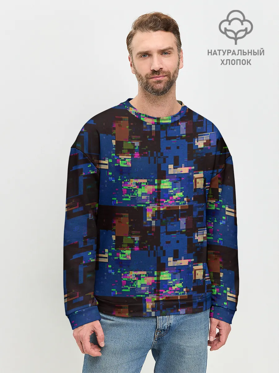 Мужской свитшот базовый / Глитчи