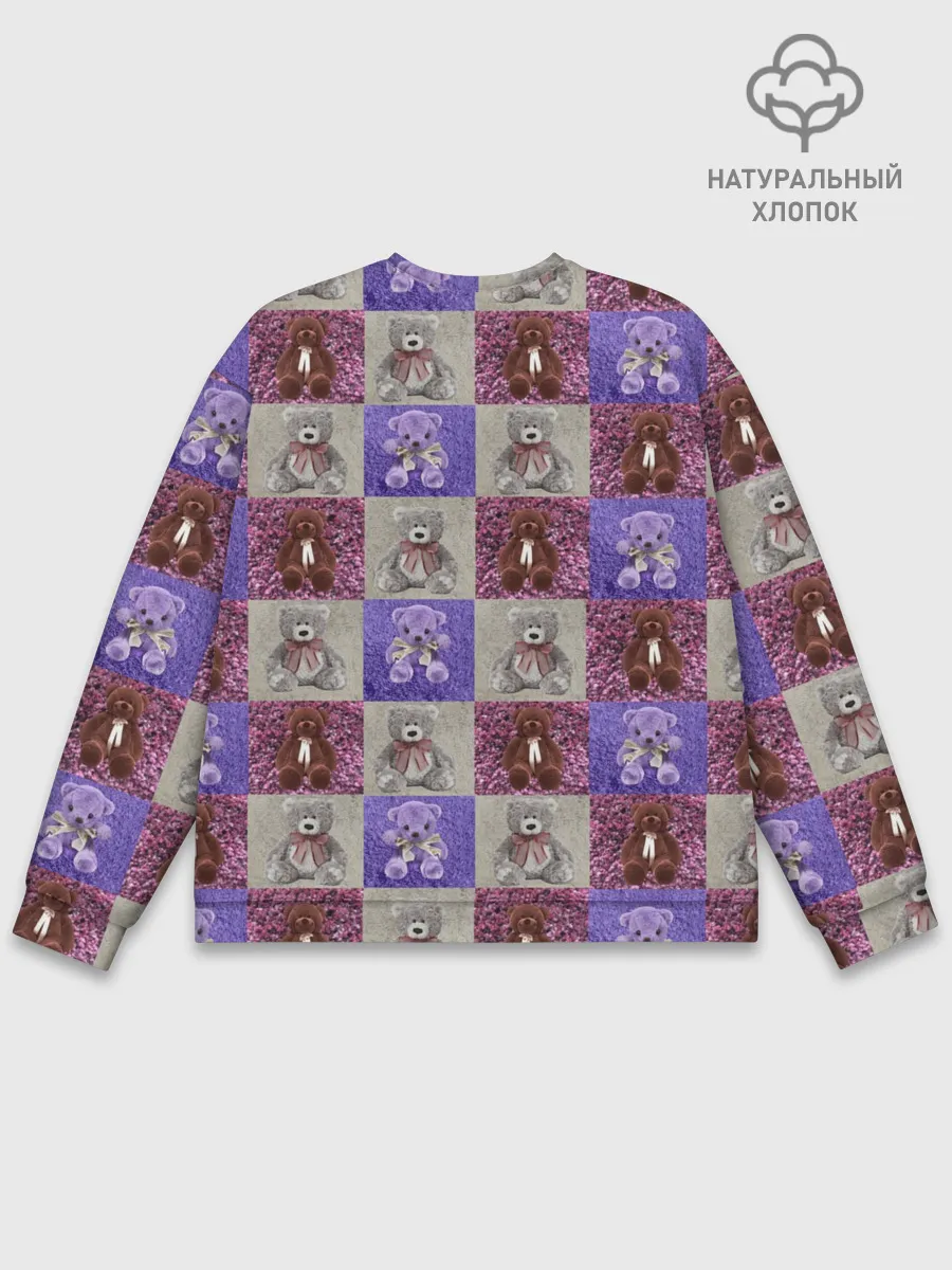 Мужской свитшот базовый / Медведи на ковре