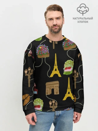 Мужской свитшот базовый / Париж